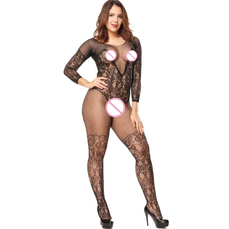 Women Underwear Sexy Lingerie Sexy Stockings Ladies Fishnet Open Crotch Bodystockings Mesh tights Lingerie Appealing Leotard Pajamas Jumpsuit Teddy Babydoll