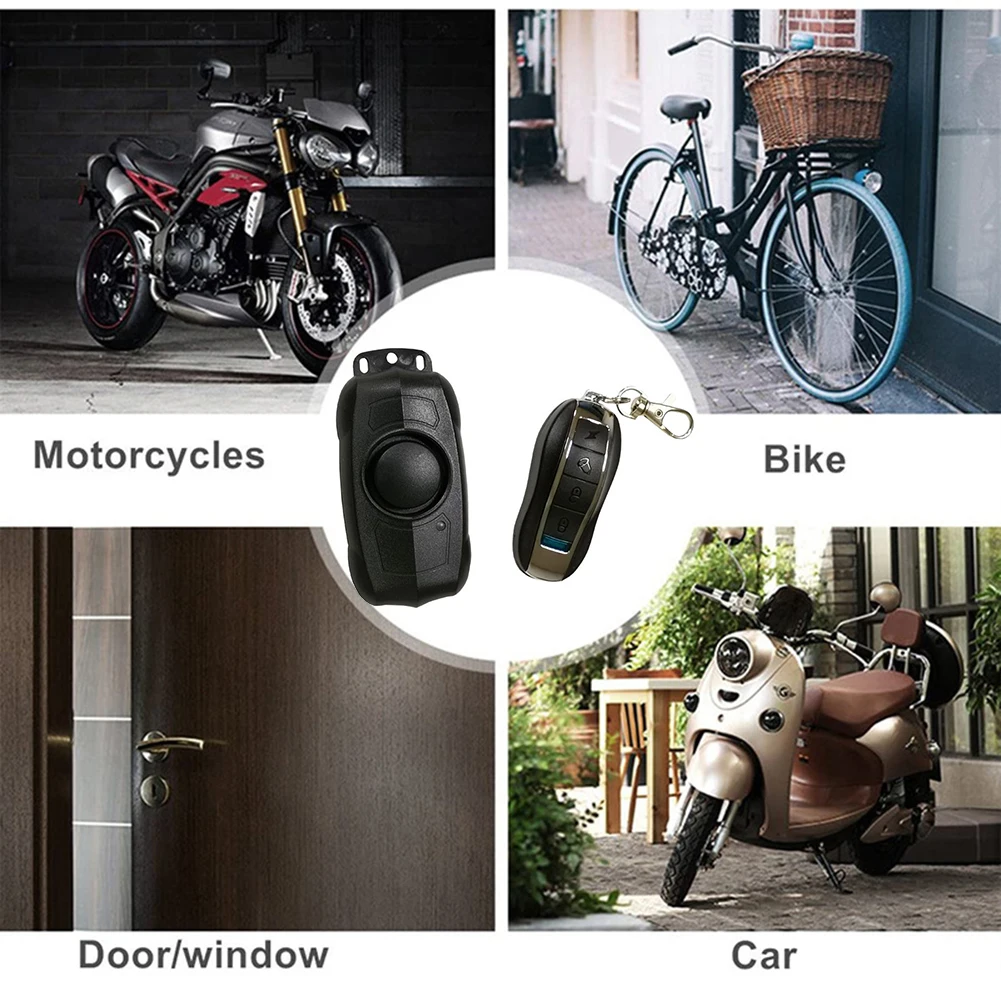 Waterproof Wireless Bike Motorcycle Electric Car Vehicle Scooter Boat Alarm Security Vibration Sensor Anti-theft