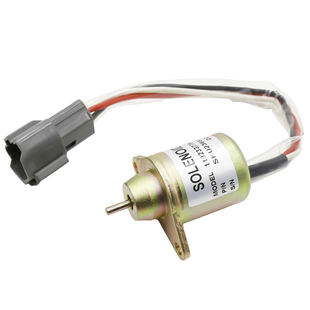 119233-77932 1503ES-12S5SUC12S 연마, 쿠보타, 존디어 트랙터 엔진 TB235 VDC 12V용 디젤 연료 차단 솔레노이드