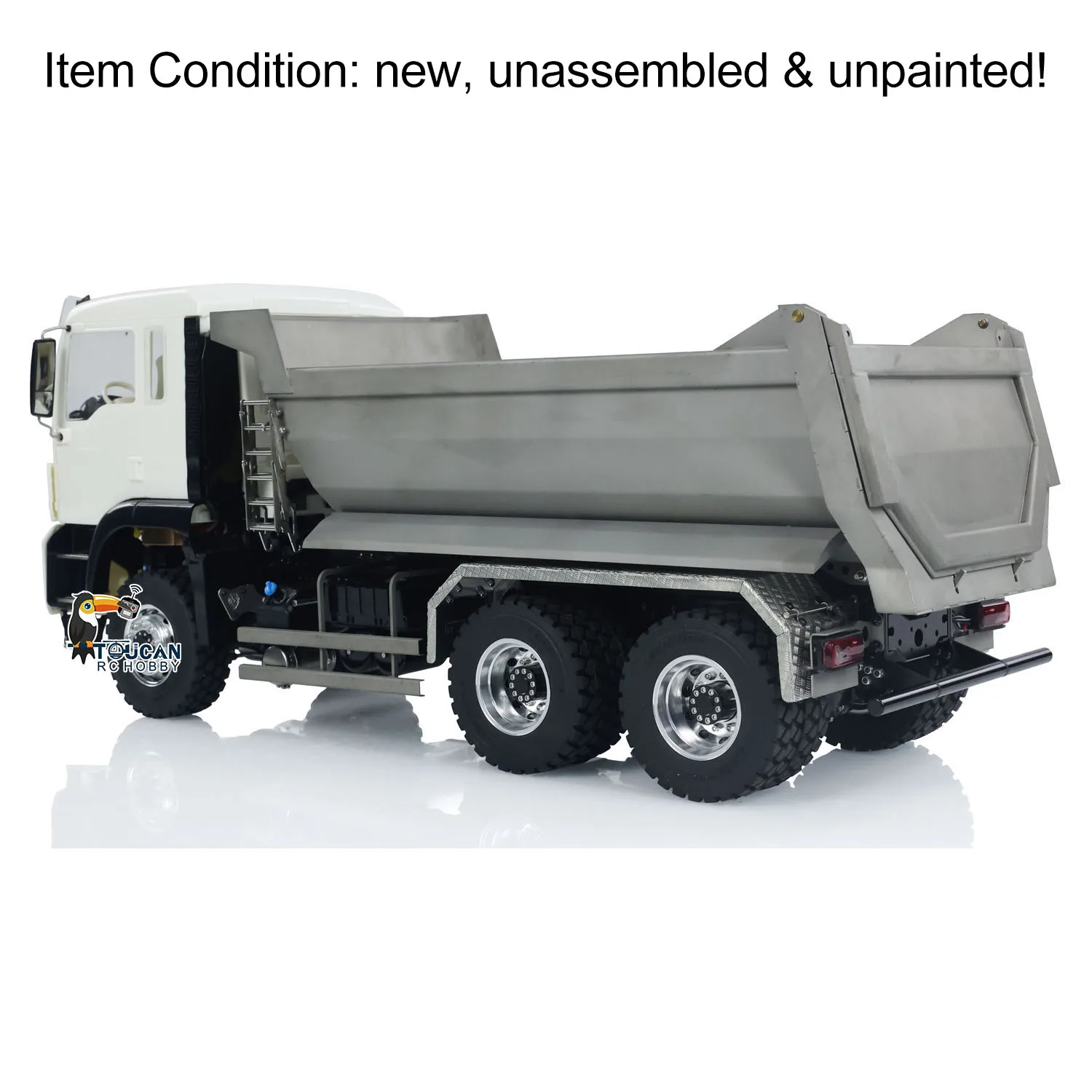 In Stock 6*6 LESU RC Hydraulic Dump Truck 1/14 Remote Control Dumper Car Tamiyaya Tipper Model Light Sound Set Toys TH02557 3