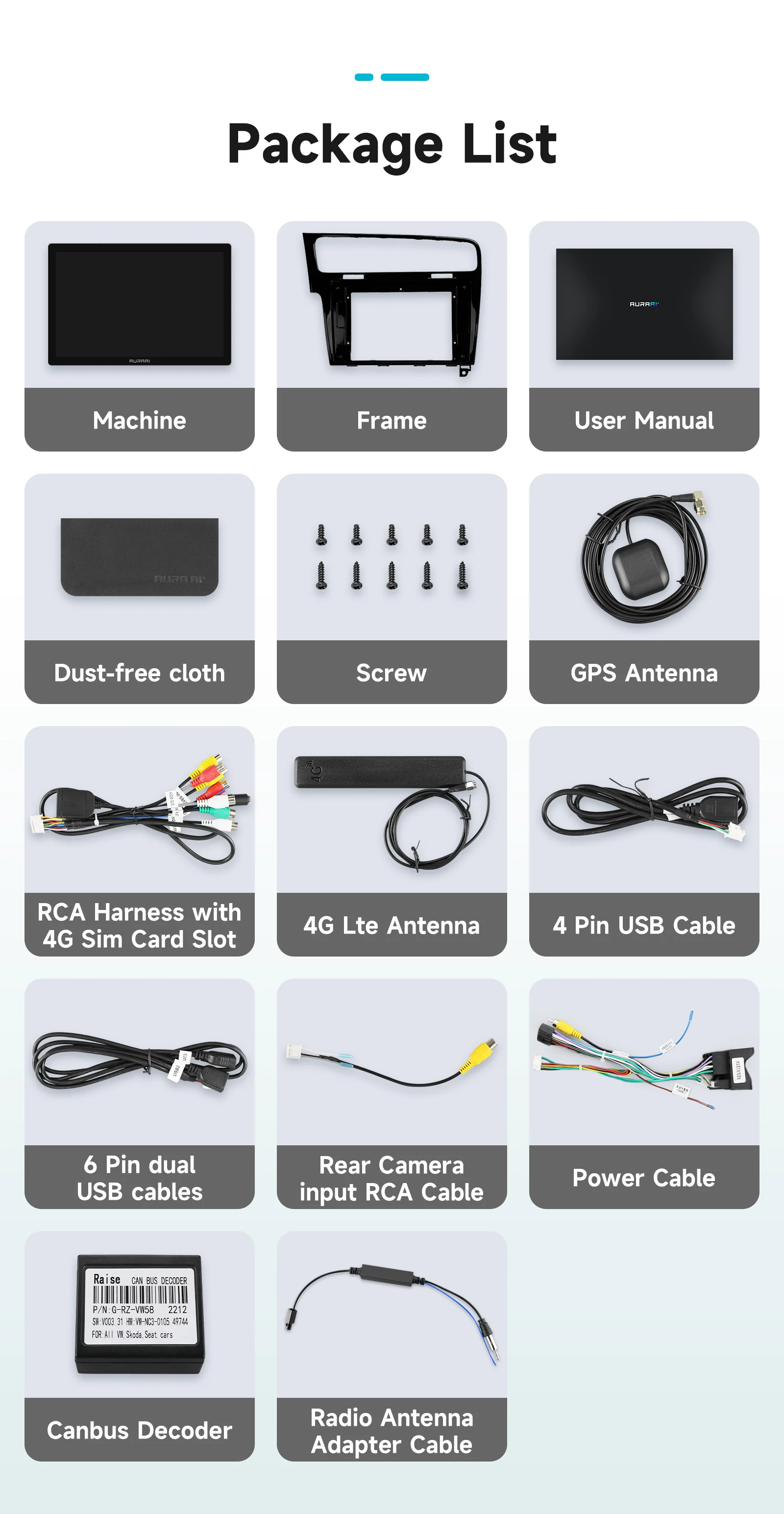 AURAAI X100 Android Auto Intelligente Bildschirm für Volkswagen Golf 7 2013-2017 Navi GPS RDS DSP 4G CarPlay BT Dual MIC UNIS7870 – Detail 34