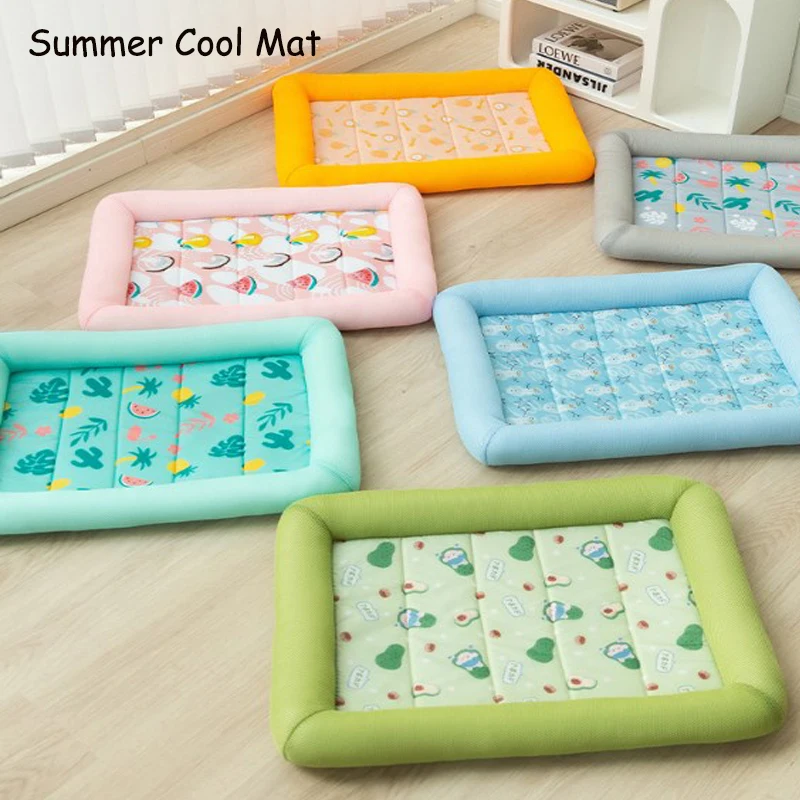 CoolingPadBedforDogsCatsPuppyKittenCoolMatPetBlanketIce