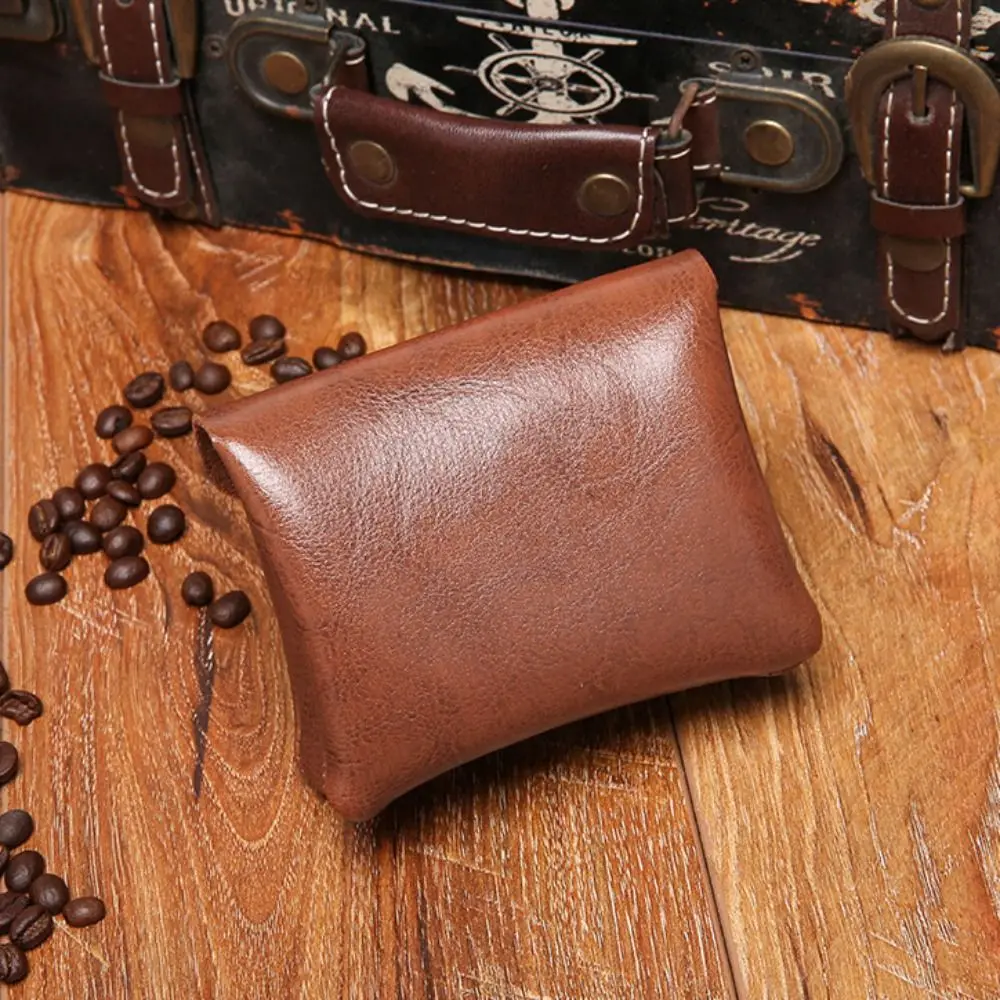 Leather Coin Purse Portable Zipper Large-capacity Card Bag Multi-card Slot Card Holder