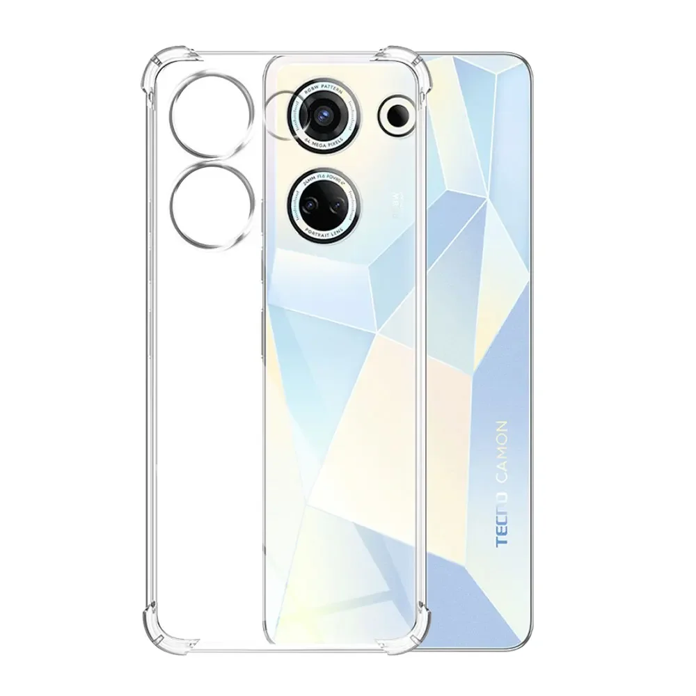 Silicone Soft Clear Shockproof Phone Case Cover