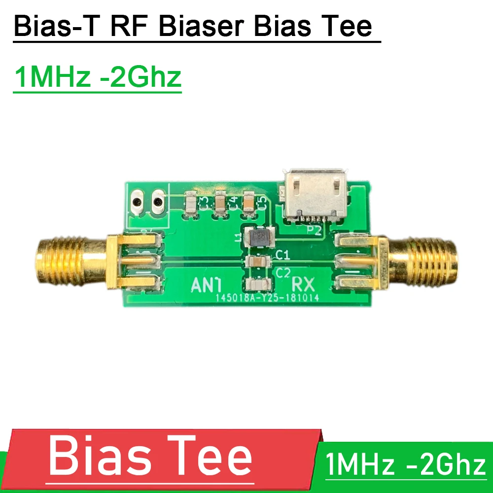 BiasTRFBiaserBiasTee1MHz2000MhzDCblockerCoaxialfeedActive