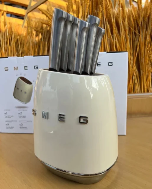 SMEG Knife Block, Set of 6