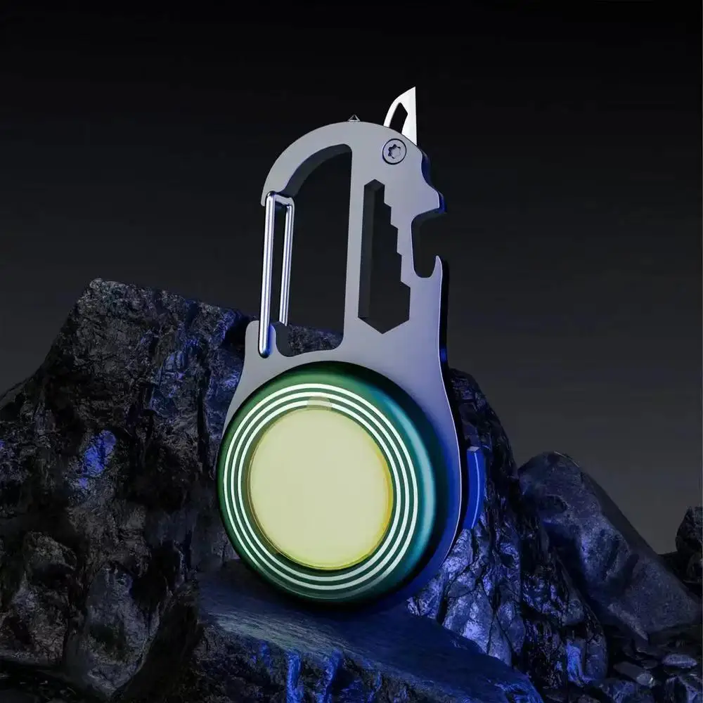 Description Picture 6 of itemMultifunction Portable Pocket Work Light Mini 3 Modes LED Keychain Light Bottle Opener with Corkscrew Outdoor Camping accessory