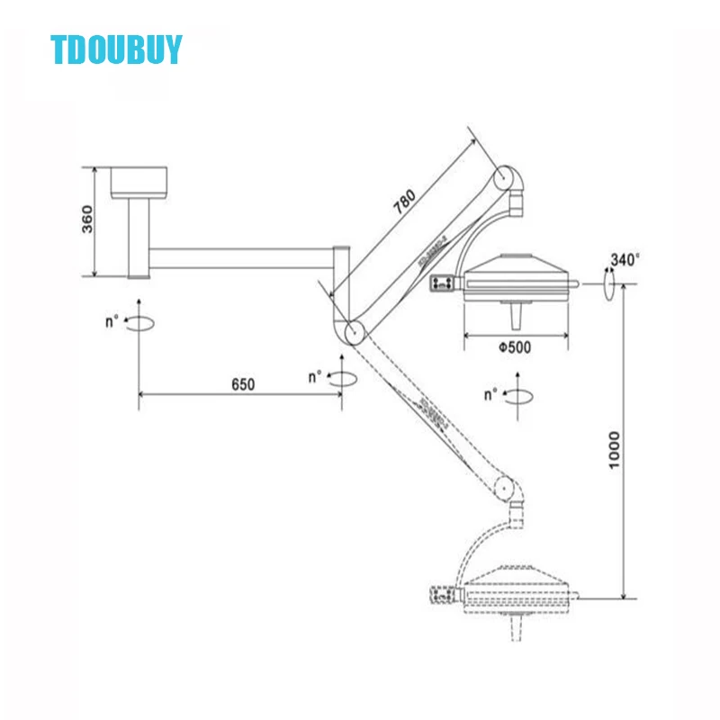 Рисунок 5 - TDOUBUY 108 ВТ медицинская безтеневая