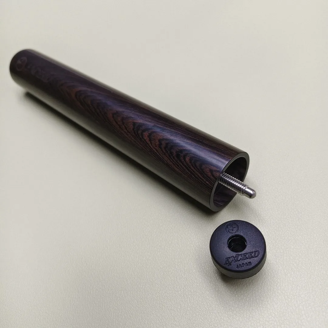 Prolunga per Stecca da Biliardo Exceed, Realizzata a Mano in Legno di Ebano con Paracolpi, Lunghezza: 8 Pollici, Φ:32mm - immagine 5