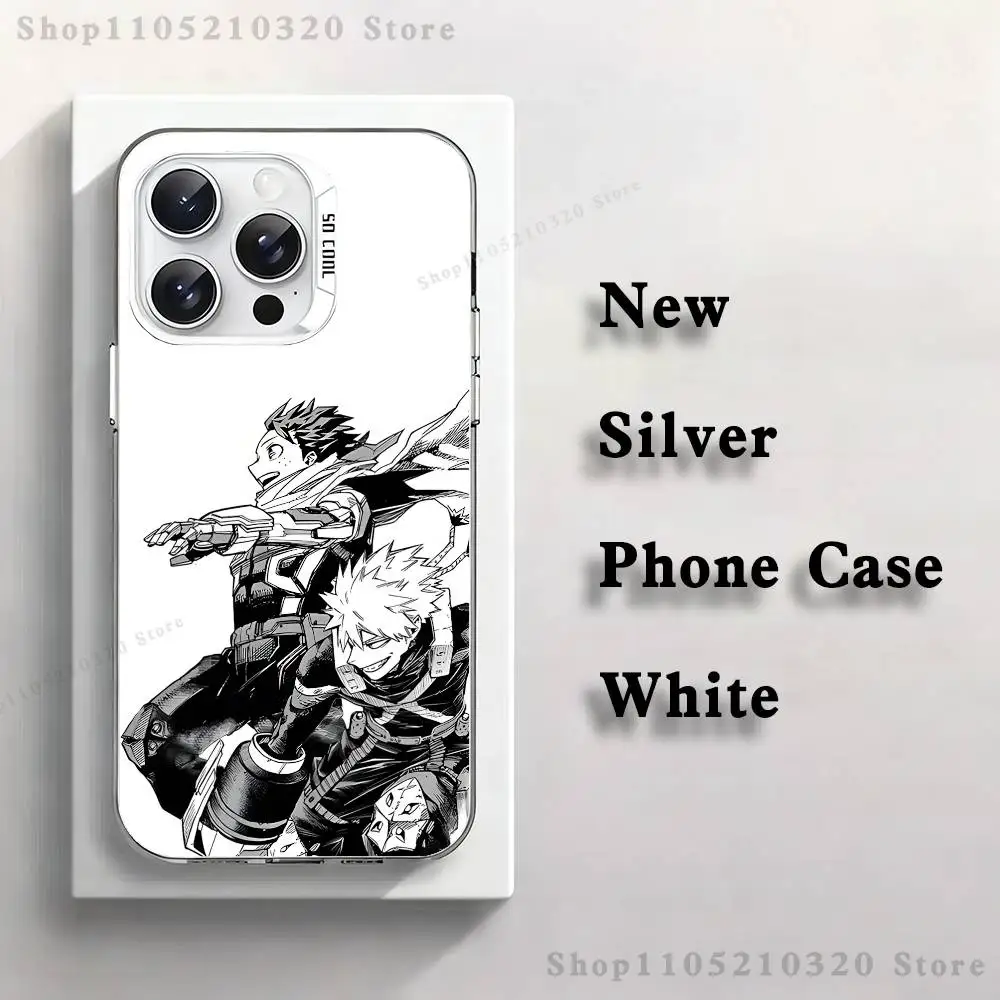 Premium White Matte IMD My H-Hero Academia D-Deku Phone Case