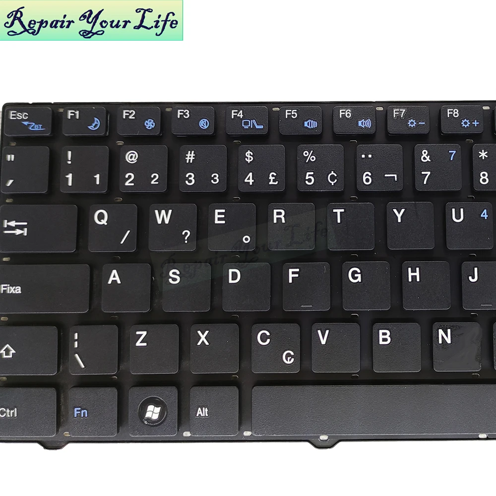 Pt-br Português Brasil Brasileiro la Latim Espanhol Teclado para Avançado Vit M2421 P1400 Exo Vb40 Mb40 Br45 Bgh A400 Exo Mb40 - Imagem 4