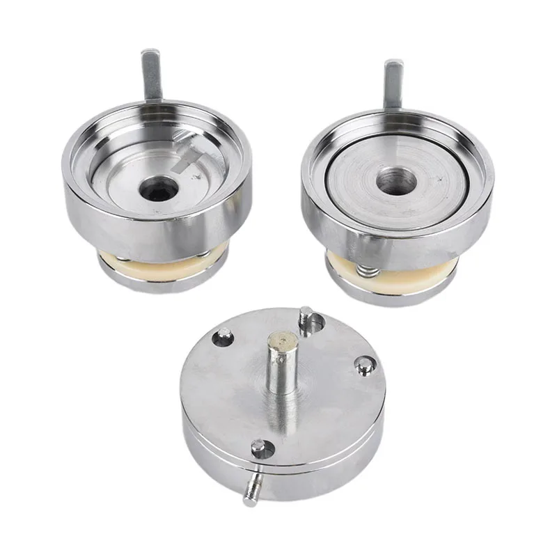 Round Badge Button Die Mold， Metal Round Bottom Mold for Button Badge Press Machine Mold 25/32/37/44/50/56/58/75MM