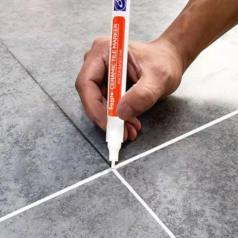 PECTRO Rotulador de lechada blanco para juntas de azulejos Tile grout pen  PACK x 2 unidades 8ml, Blanqueador de juntas