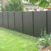 Morden Customized Black Metal Backyard Garden Farm Aluminum Horizontal Slat Panels Privacy Slat Fence 6