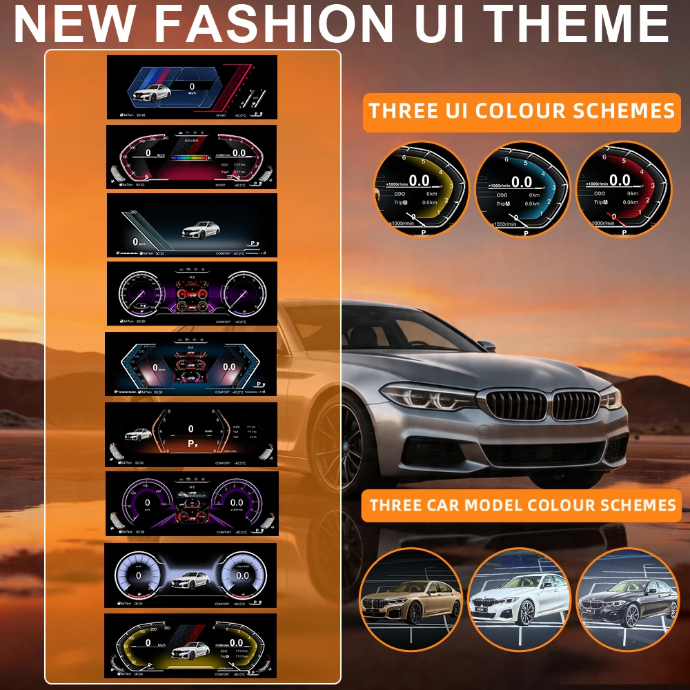 Para BMW Serie 3/4 F30 F31 GT F34 F32 F33 F36 2013-2020, Panel de Instrumentos Digital, Velocímetro, Pantalla de 12.3' HD 1920*720, Instalación Plug and Play, No Destructiva 4
