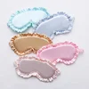 Silk Ruffle Sleep Eye Mask Soft Sleeping Eye Covers Multicolor Night Dream Blackout Eye Patches for Woman Man to Sleep Better 2