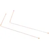 Copper Dowsing Rods - 99.9% Pure Copper 2PCS Divining Rods Energy Water Witching Detector 4