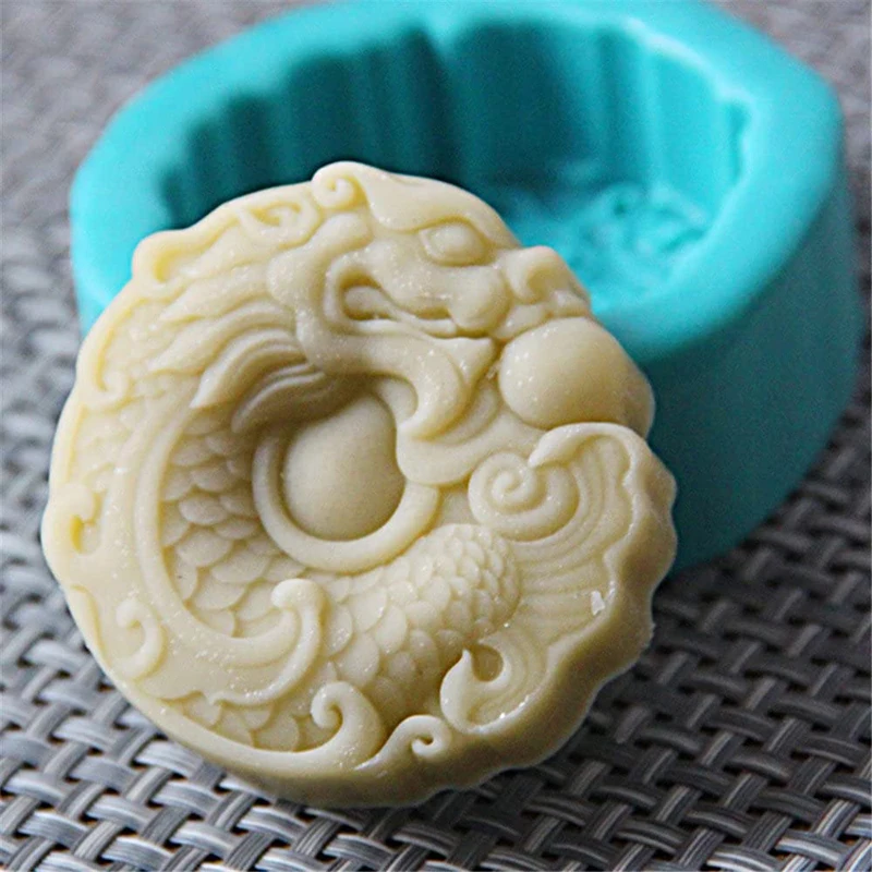 Dragon Silicone Soap Molds DIY Craft