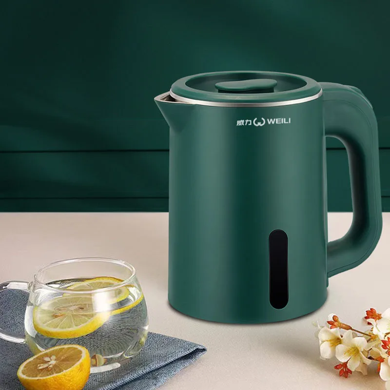 1L Mini Electric Kettle Water Jug Stainless Steel Teapot Hotel Dormitory Kettle Portable Travel
