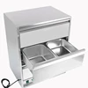 Stainless Steel Freestanding Electric Food Drawer Warmer For Commercial Kitchen Use Energy Efficient 2