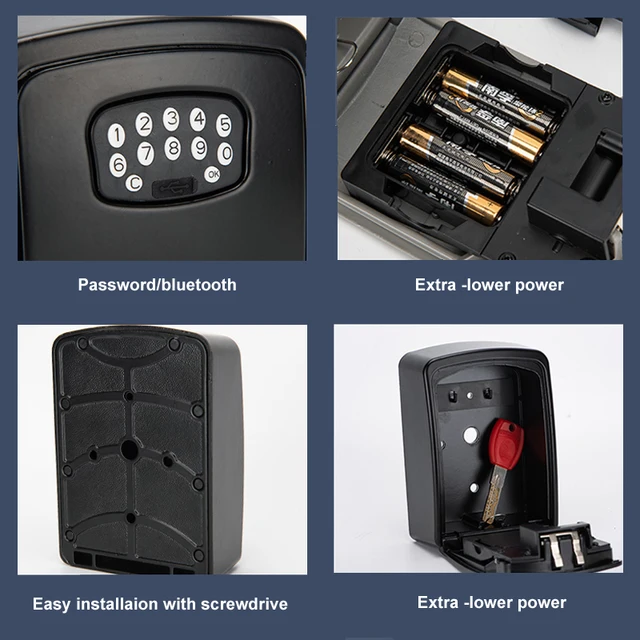 Tuya Bluetooth Key Security Boxes Remote Unlock Password Smart Home Life Inteligente Lock Storage Box Included Hub ﻿ 5