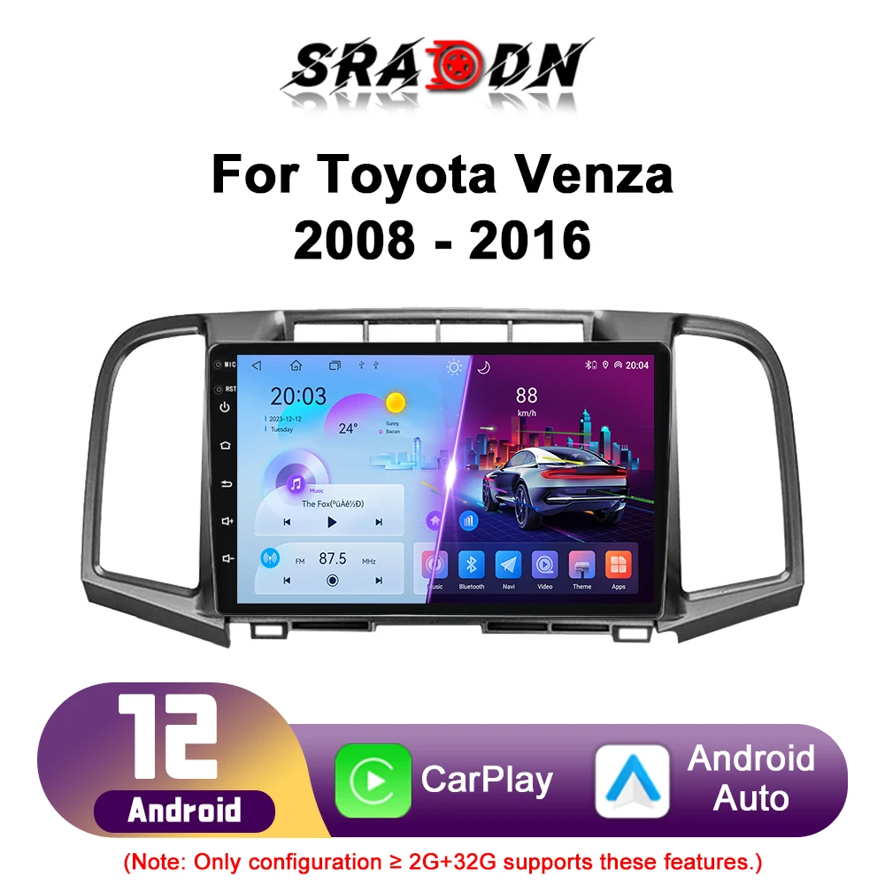 

Для Toyota Venza 2008 2009 2010 2011 2012 2013 2014 2015 2016 Автомобильный радиоприемник Android Автомобильный мультимедийный плеер Навигация GPS Carplay QLED Сенсорный экран Авто стерео