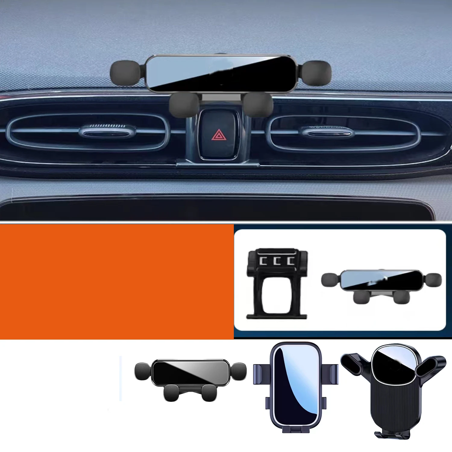 Car Phone Holder GPS Stand Stand Rotatable Support Special Fixed Bracket Base Accessories for Leapmotor T03