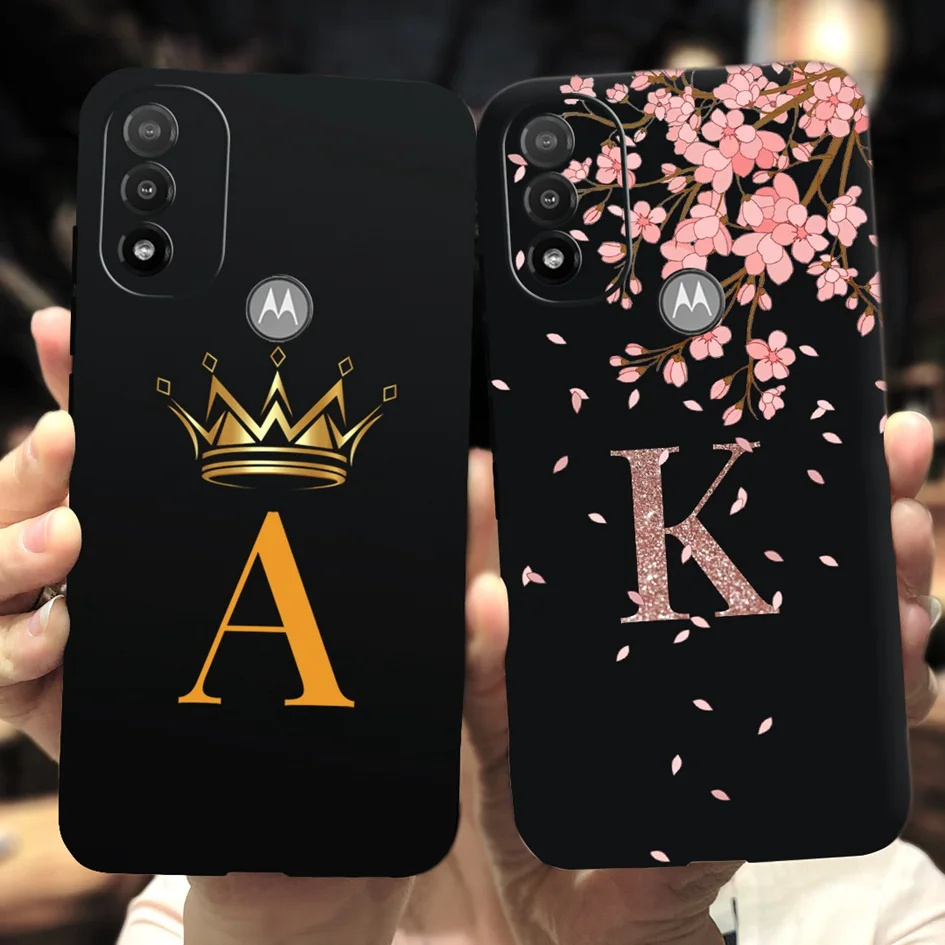 Per Motorola Moto E20 Custodia Xt2155 Xt2155-1 Cover Posteriore Luxury A Z Lettere Iniziali Paraurti Antiurto Per Moto E20 E 20 Motoe20 Etui