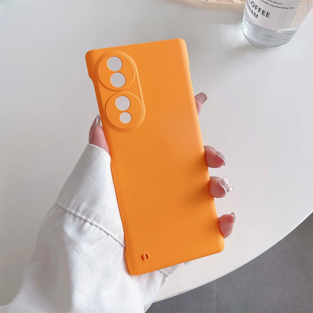 Rahmenlose, matte Hülle in Bonbonfarben für Honor70 Honor 70 Pro Plus X9 X30 Magic4 Lite 5G Schlanke, harte PC-Stoßstangenabdeckung_voghion.com