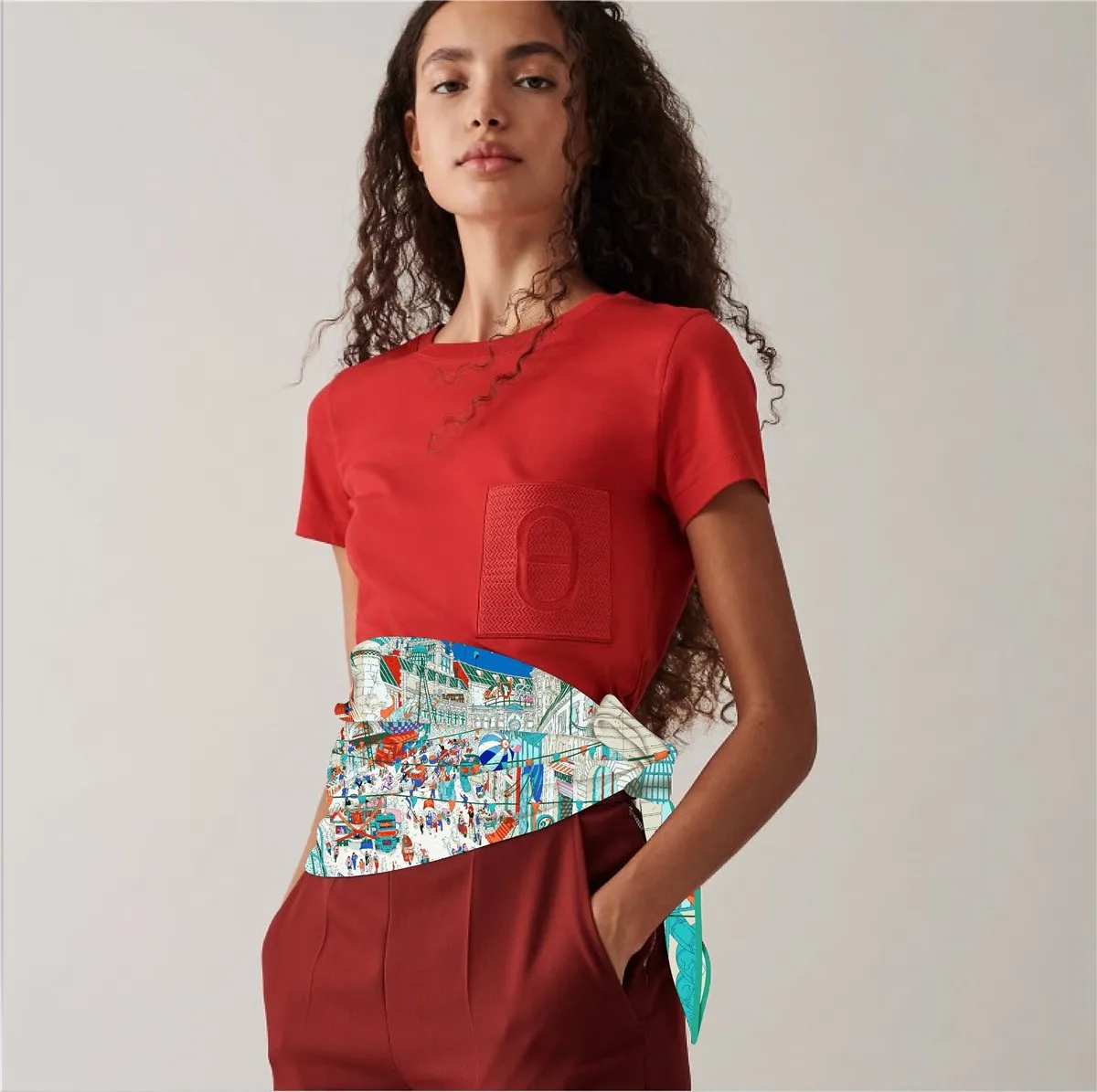 New Summer Air-conditioned Room Warm Square Scarf French Fashion Women's Shawl Gift Fashion Trend Headscarf