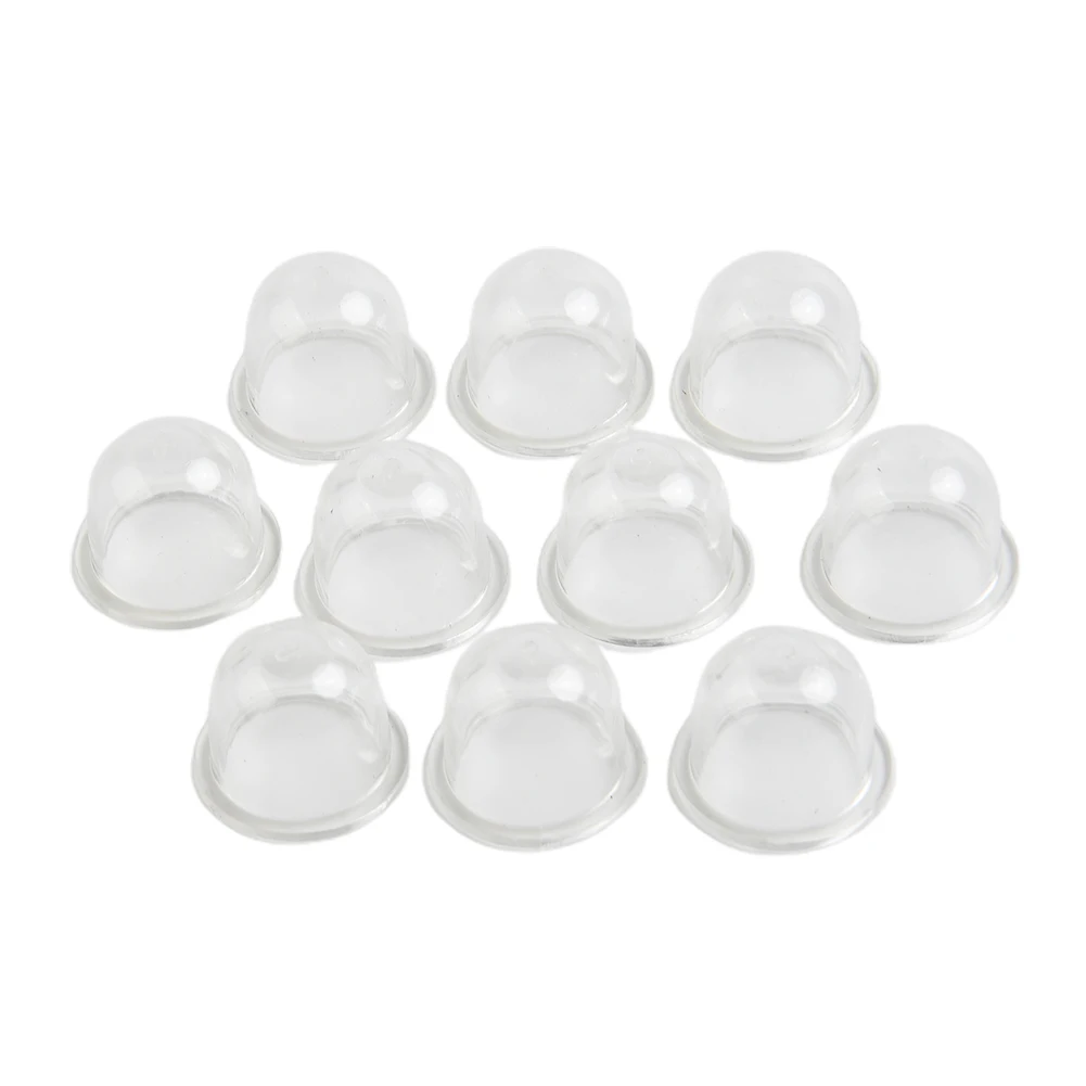 

10 шт. топливная праймер лампа для живой изгороди триммер Набор бензопил бензиновый пластиковый праймер прозрачные детали абсолютно новые