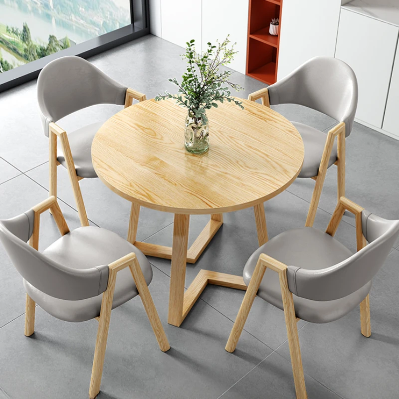 

Round Wood Dining Tables Kitchen Wine Cosmetic Service Dining Tables Living Room Muebles De Cocina Home Furniture CC50CZ