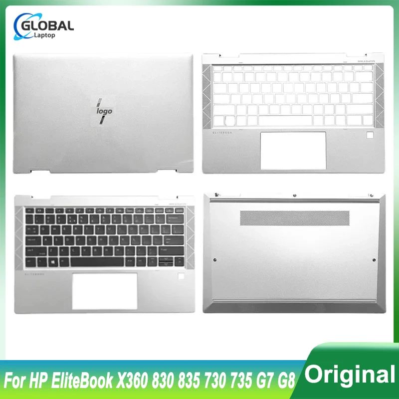 Nuovo Per Hp Elitebook X360 830 G7 G8 835 730 735 Custodia Per Laptop Cover Posteriore Lcd/Cornice Anteriore/Poggiapolsi/Tastiera/Custodia Inferiore M