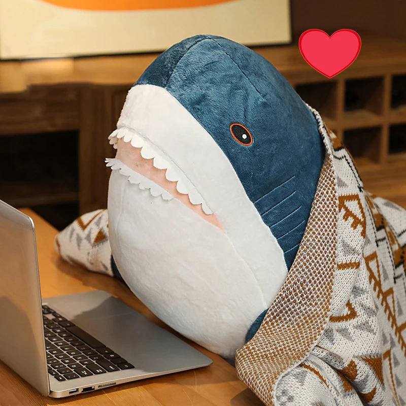 

15-100cm Cute Shark Plush Toys Kawaii Soft Stuffed Marine Animal Whale Doll Room Sofa Decor Hug Pillow Kids Birthday Xmas Gifts