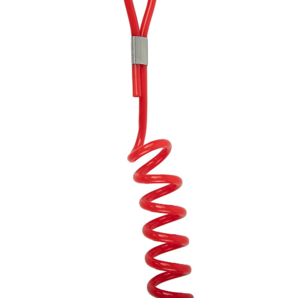

Red Engine Switch Lanyard Safety Kill Stop Motor Outboard Waterproof Key Plastic 160cm Boat Useful Durable Hot