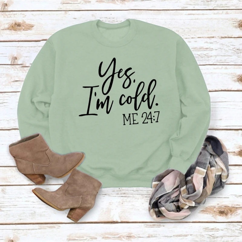 

Fashionable and Lightweight Women's Sweatshirt Pullover Tops with Leter Print