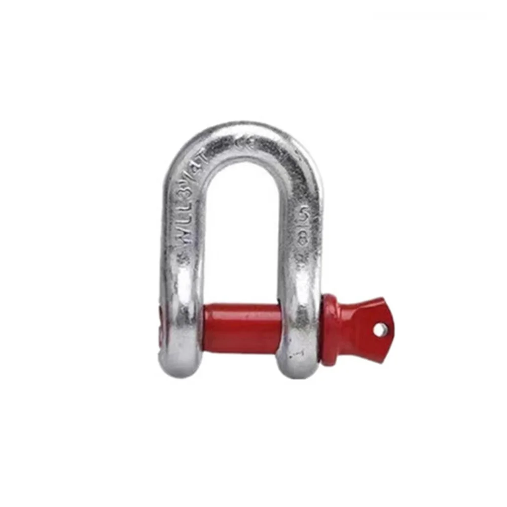 Description Picture 4 of itemStainless Steel D-type Shackle Bow U-type High-Strength Lifting Ring Buckle Connection Fixed Chain