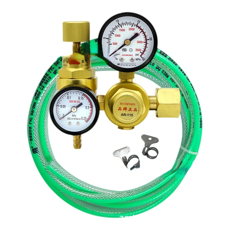 

AR-115 Argon gas meter with 3-meter tube argon arc welding high-pressure valve cutting pressure reducer accessories