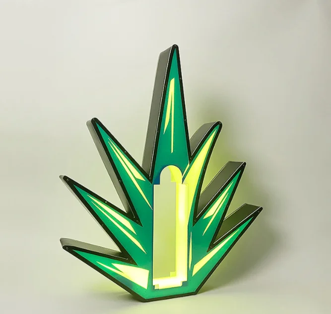 Bottiglia Acrilica A Led Illuminata Personalizzata Glorifier Presentatore Di Champagne Per Vodka Vino Whisky Rum Brandy Clase Azul Tequila Liquor