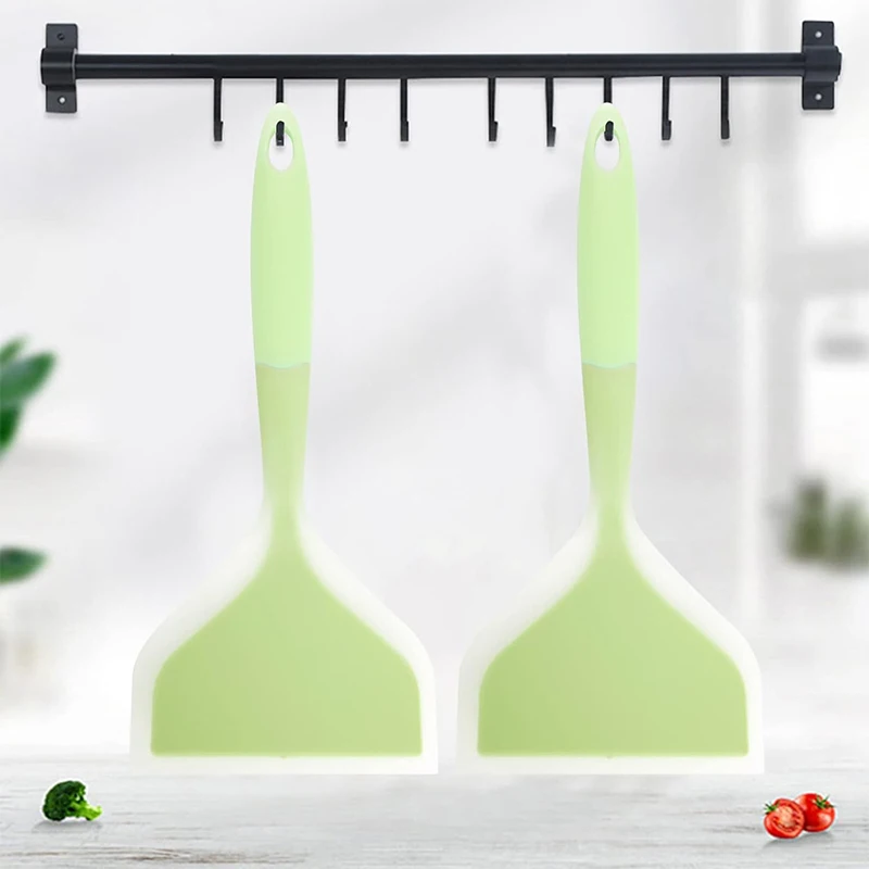 Silicone Spatula Cooking Utensils Beef Meat Egg Kitchen Scraper Wide Pizza Shovel Frying Non Stick Spatula Kitchenware Tools