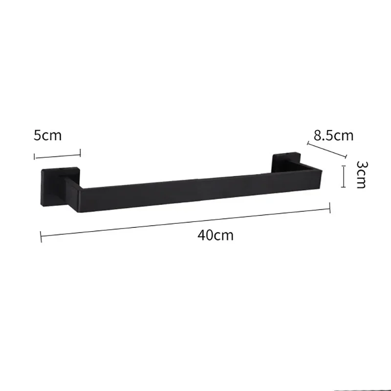 Black-Towel holder