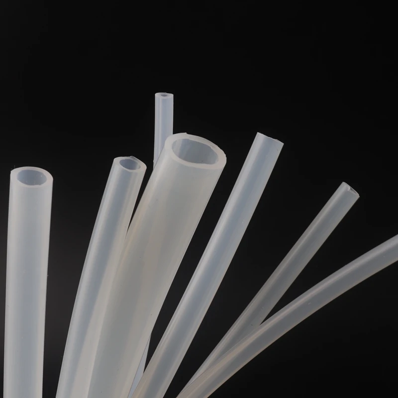 Food Grade Transparent Silica Gel Hose Heat Resistant Aquarium Flexible Silicone Hose Tube Soft Pipe I.D 8~20mm 100cm silicone tube