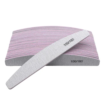 50 Pezzi Lime per Unghie 100/180, Accessori per Unghie, Lucidatura Smalto Gel, Buffer per Pedicure e Manicure, Strumenti per la Cura delle Unghie
