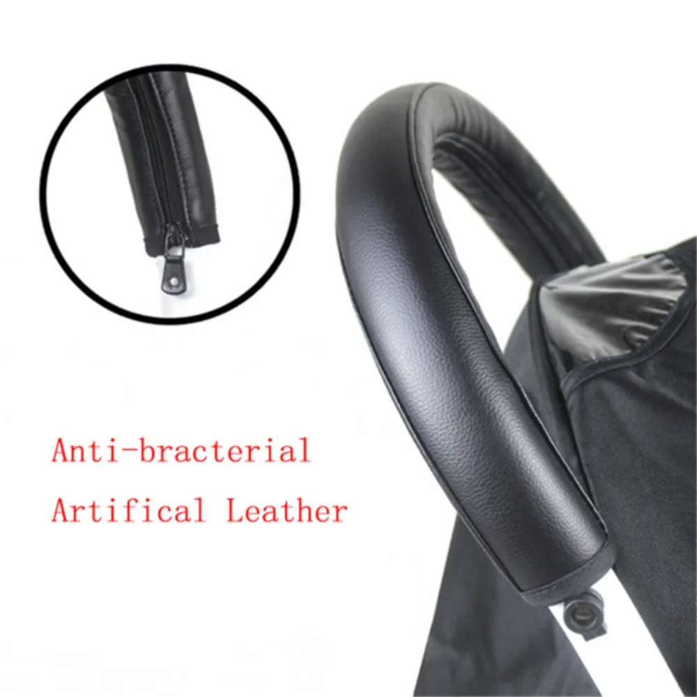 Baby stroller Handle PU Leather Pushchair Armrest Case Protective Cover For babyyoya yoya yoyo Pram Stroller Accessories