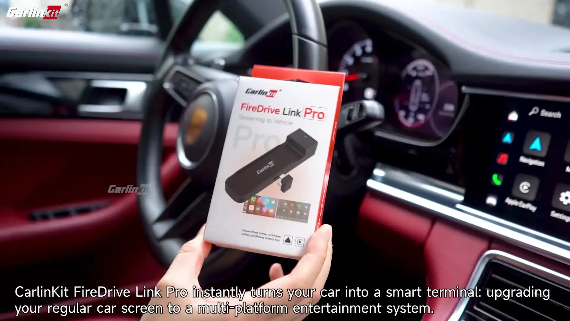 New CarlinKit FireDrive Link Pro 3-in-1 Wireless CarPlay Android