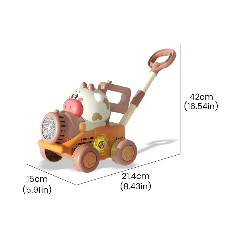 Trolley Bubble Machine Gun Cart Cartoon Animal Car Electric Automatic Soap Bubbles Car Outdoor Party Game Children Toys for Kids