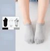 6 Pairs 1-12T Children Cotton Socks Spring Summer Boys Girls Mesh Thin Breathable Solid Ankle Socks Black White Grey Kids Socks 3