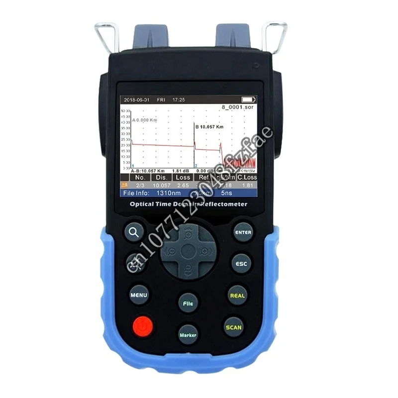 TriBrer OTDR Fibra Optica FTTX Palm Fiber Optic Test Equipment FTTH Mini Fiber OTDR