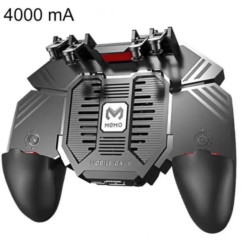 

AK77 Game Trigger Phone Cooler Fan Game Controller Pubg Controller With Fan Gamepad Pubg Mobile Trigger Shooter Joystick