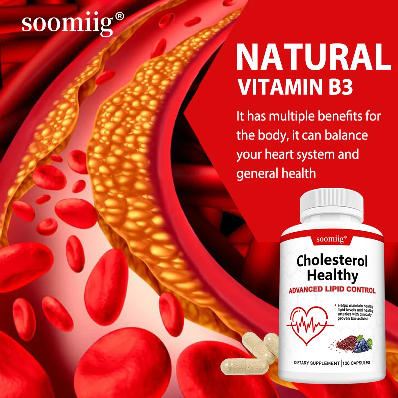 Cholesterol Health Supplement Cholesterol Health Supplement Lowers LDL and Triglycerides Supports Healthy Cholesterol Levels Natural Heart Health Capsules